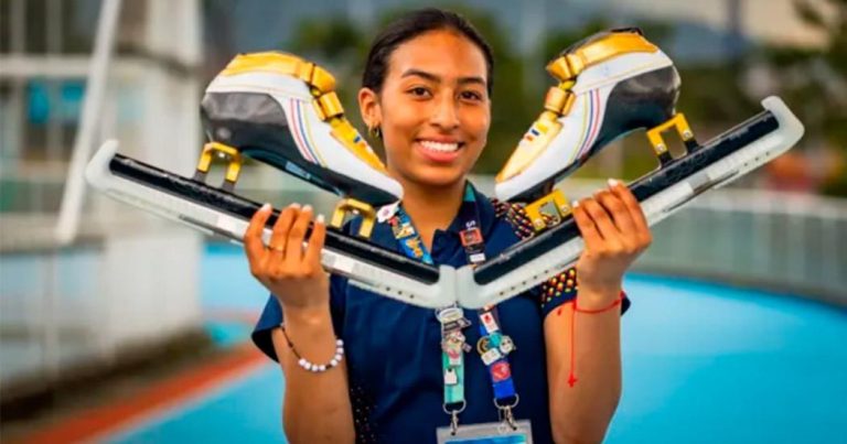 Historia de patinadora afrobogotana en Juegos Olímpicos de Invierno