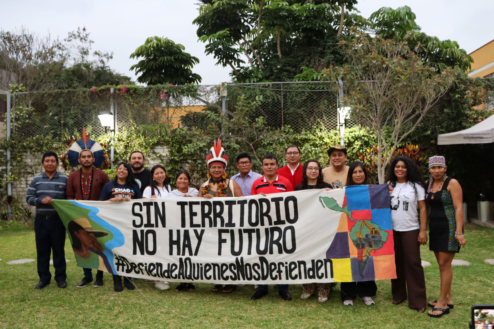 La reunión fue un espacio para establecer una red latinoamericana de coordinación y protección de los defensores. Foto: cortesía CooperAcción.