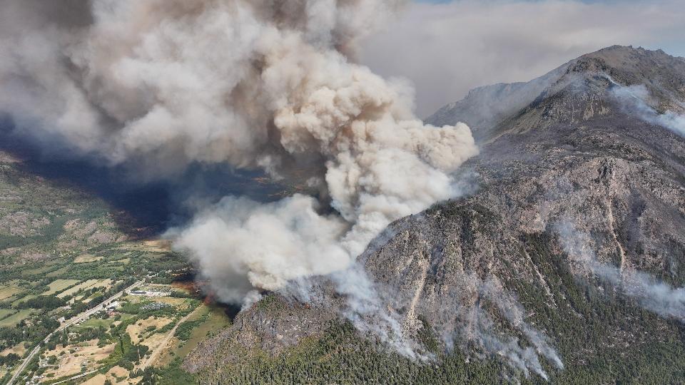 Los incendios registrados en la Patagonia este año han sido los peores en seis décadas. Foto: Cortesía Mariano Sylvester.