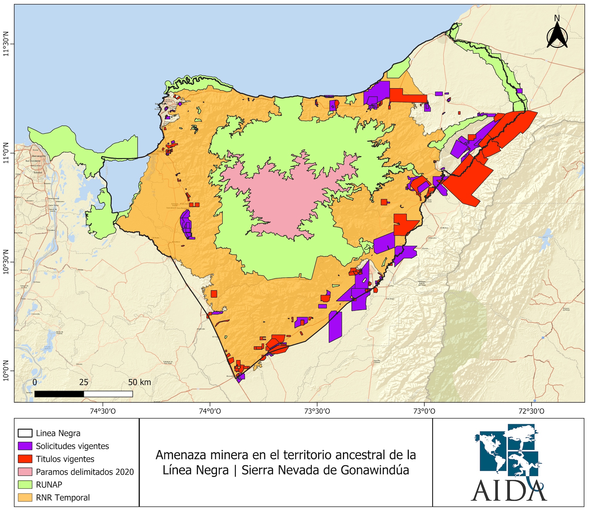 Zona de Reserva Temporal que recientemente había creado el Ministerio de Ambiente con la Resolución 280 del 27 de marzo de 2026.