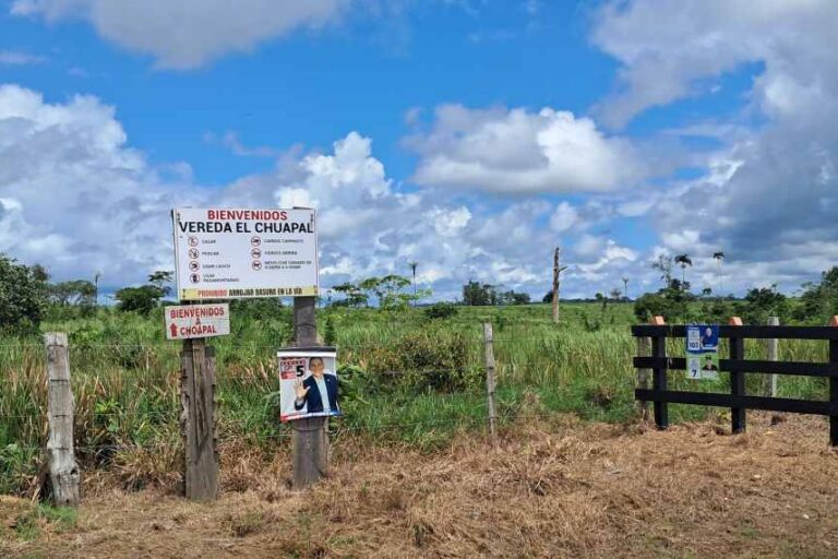 Una de las veredas de Guaviare donde se erradicó la coca y el PNIS no cumplió con todo lo prometido a los campesinos. Foto: César Molinares