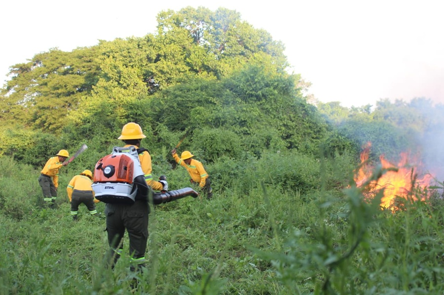 Incendio en Colombia
